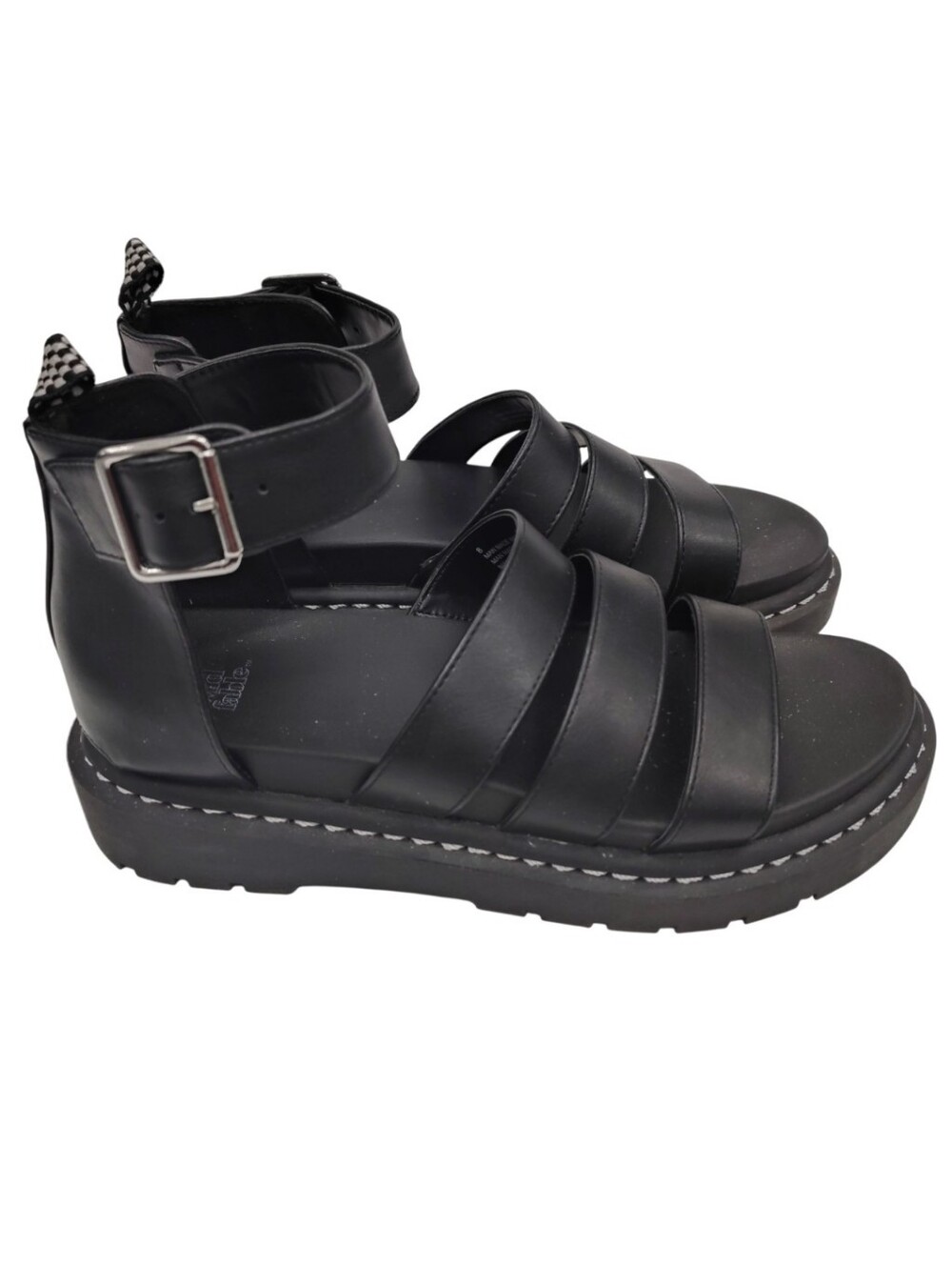 Wild Fable Black Women's Gladiator Strappy Sandal Size 8